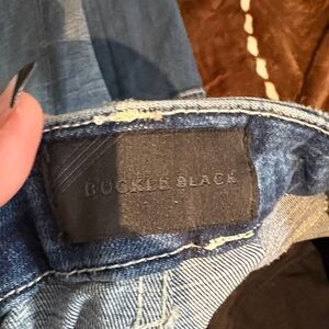 Buckle Black Denim Jeans